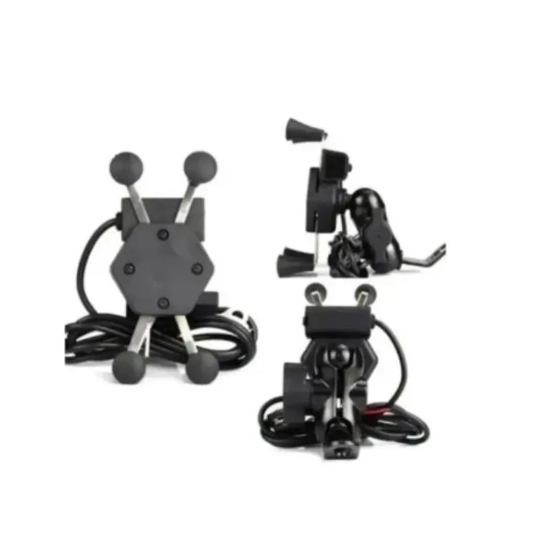 Suporte para motocicleta USB para carregador de rotação 360
