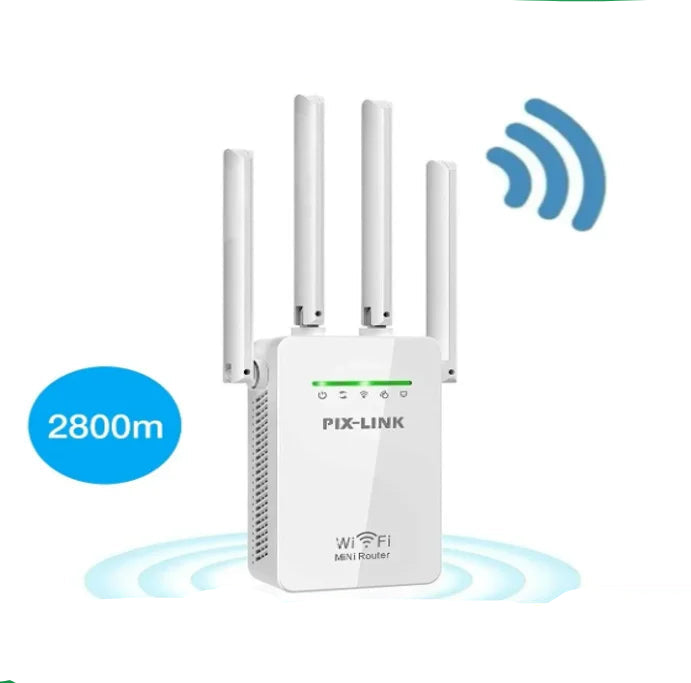 Repetidor Wifi 4 Antenas Amplificador De Sinal